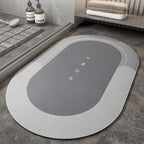 AquaCloud Quick Dry Bath Mat Ultra Absorbent for Bathroom