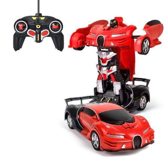 Transforme Carro RC em Robô com Luzes LED e Sons