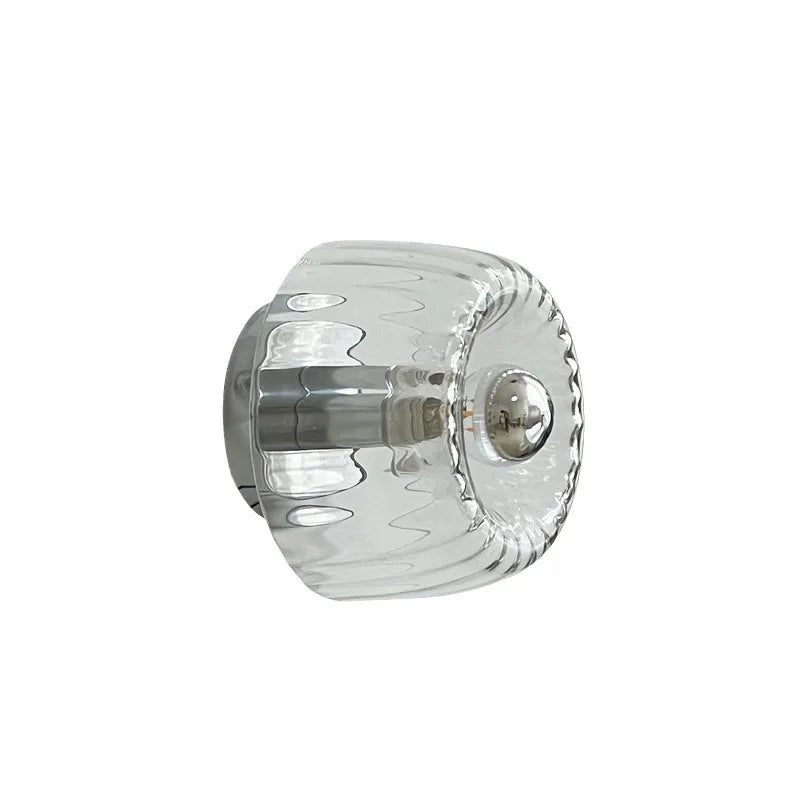 Iverra nordisk glass vegglampe for soverom og gang