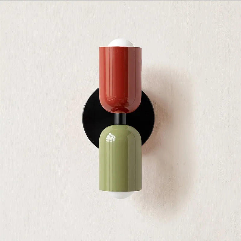 Scandinavian Minimalist Twin-Head Wall Light