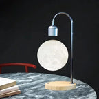 LunaFloat LED Moon Lamp with Magnetic Levitation and Wireless Charging