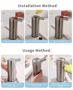 NovaSense Stainless Steel Auto Soap Dispenser With Sensor