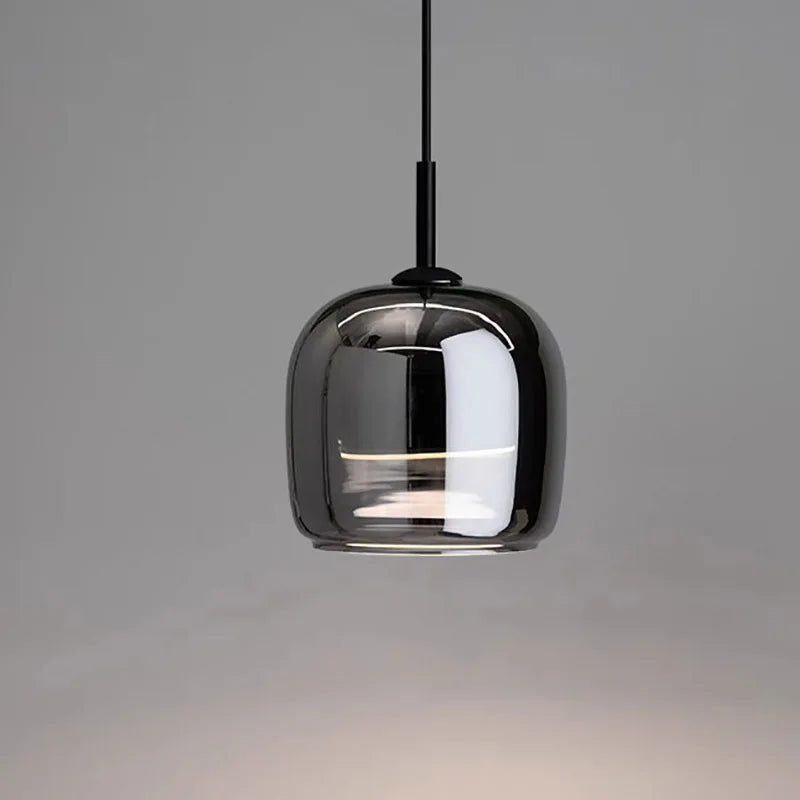 Lampadario a sospensione LED in vetro Arden moderno