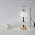 Table Lamp in Gold Glass