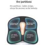 OrthoFlex Lumbar Memory Foam Chair Cushion for Car and Desk