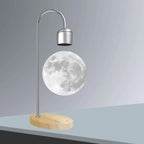 LunaFloat LED Moon Lamp with Magnetic Levitation and Wireless Charging