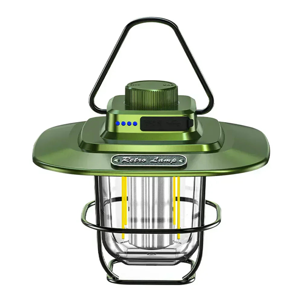 Vintage Style Rechargeable LED Camping Lantern