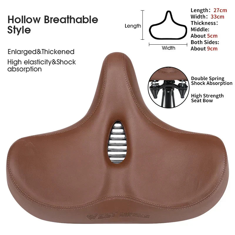 Selim Ergonómico Largo TerraGlide para BTT e Bicicletas Urbanas