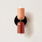 Candeeiro de Parede Minimalista Escandinavo com Duas Cabeças