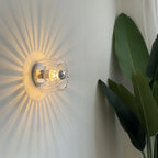 Iverra nordisk glass vegglampe for soverom og gang