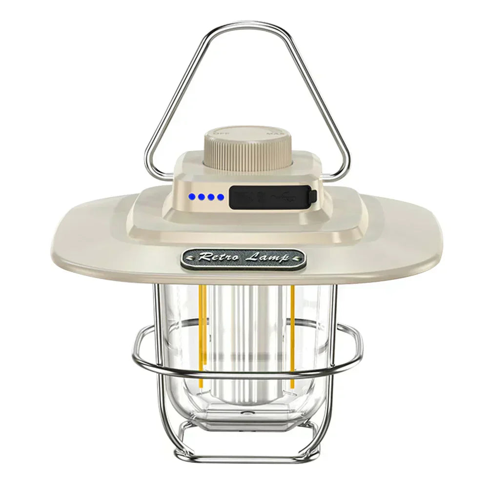 Vintage Style Rechargeable LED Camping Lantern