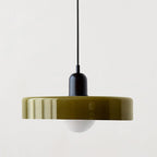 Lysena Bauhaus-Style Colored Glass Pendant Light