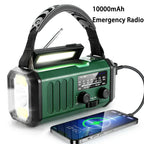 Vastara Solar Hand Crank Emergency Radio NOAA Power Bank