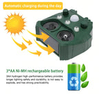 Repelente Ultrassónico Solar para Animais para Espaços Exteriores