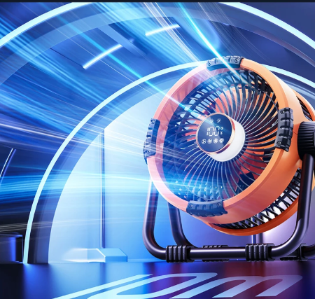 Ventilador de Campismo SummitPulse 6 em 1 com Luz LED e Comando à Distância