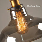 Aster Glass Pendant Light Retro Hanging Fixture for Homes