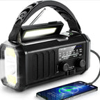Vastara Solar Hand Crank Emergency Radio NOAA Power Bank