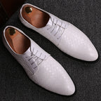 Asteron Leather Men's Lace-Up Shoes For Formal Wear
