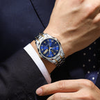 Rustfritt stål herrearmbåndsur fra Varronex tidløst design