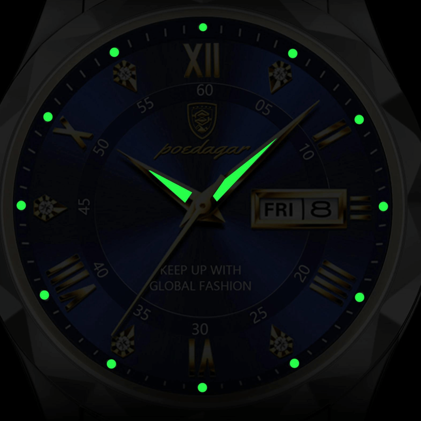 Rustfritt stål herrearmbåndsur fra Varronex tidløst design