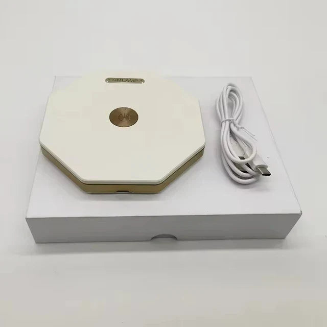 Elara oppladbar LED krystall bordlampe | Elegant aksentlys for stue og soverom