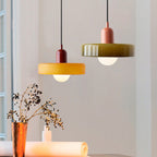Lysena Bauhaus-Style Colored Glass Pendant Light