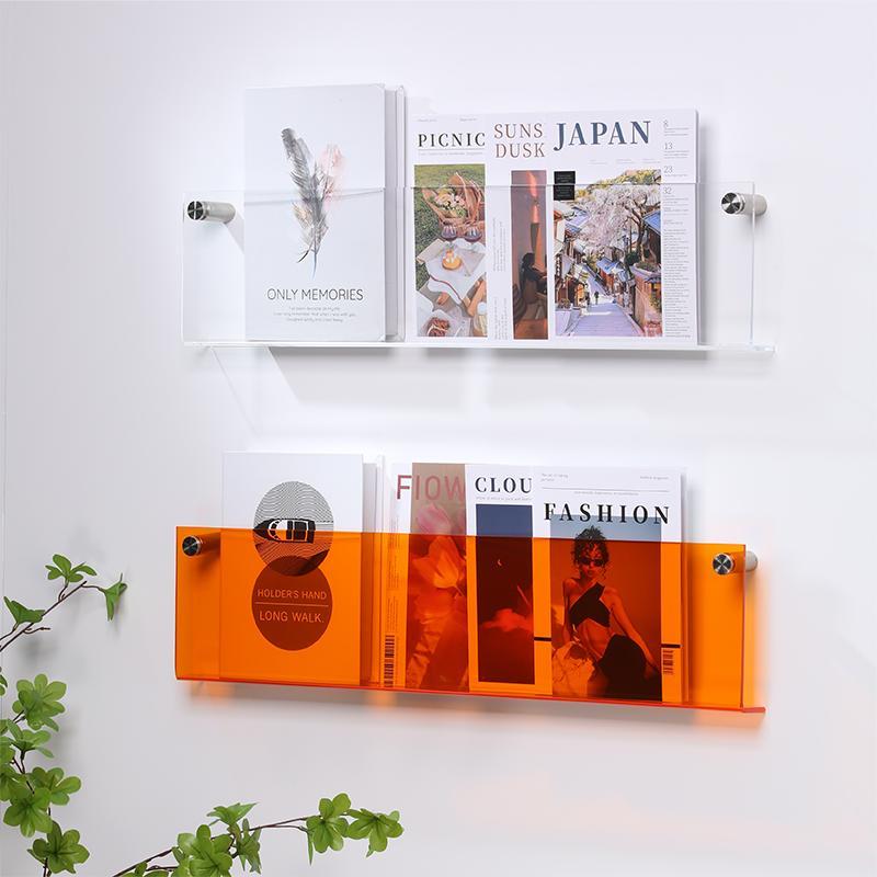 PrismaWall 12-farget akryl flytende magasinholder