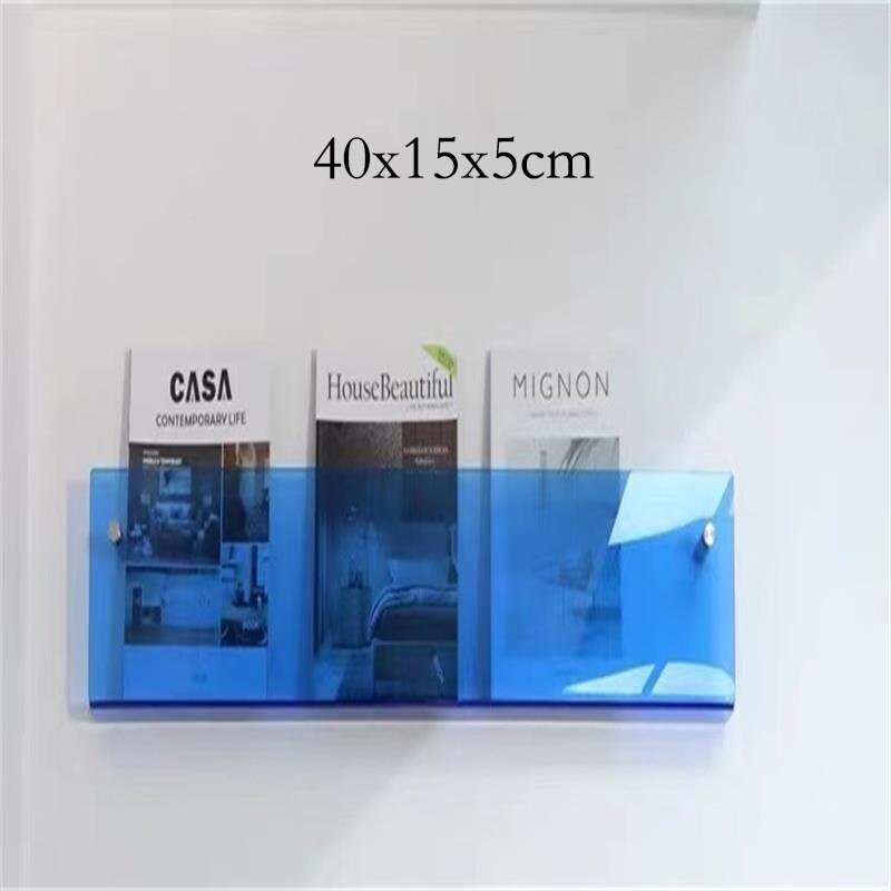 PrismaWall 12-farget akryl flytende magasinholder