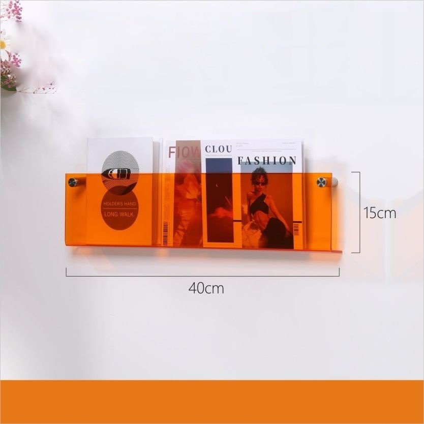 PrismaWall 12-farget akryl flytende magasinholder