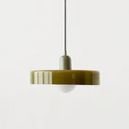 Lysena Bauhaus-Style Colored Glass Pendant Light
