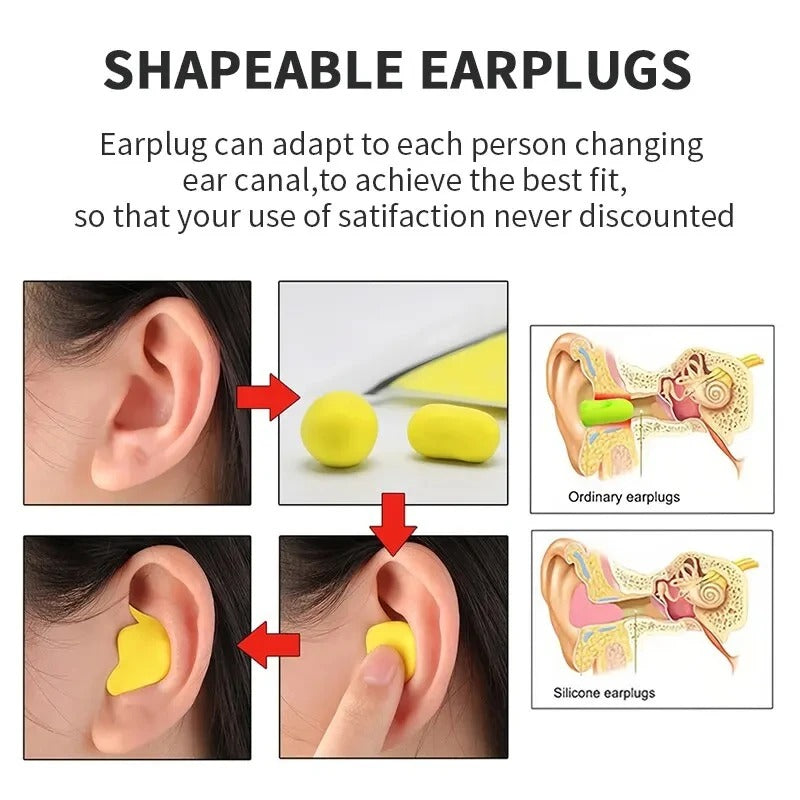 SereneSleep Earplugs for Sleep Noise-Blocking Comfort
