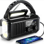 Vastara Solar Hand Crank Emergency Radio NOAA Power Bank