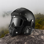 RadialRidge Retro 3/4 Helmet DOT ECE Certified Vintage