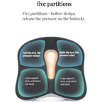 OrthoFlex Lumbar Memory Foam Chair Cushion for Car and Desk