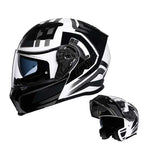 NovaGuard Dual Visor Flip-Up Helmet DOT and ECE Certified