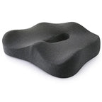 OrthoFlex Lumbar Memory Foam Chair Cushion for Car and Desk