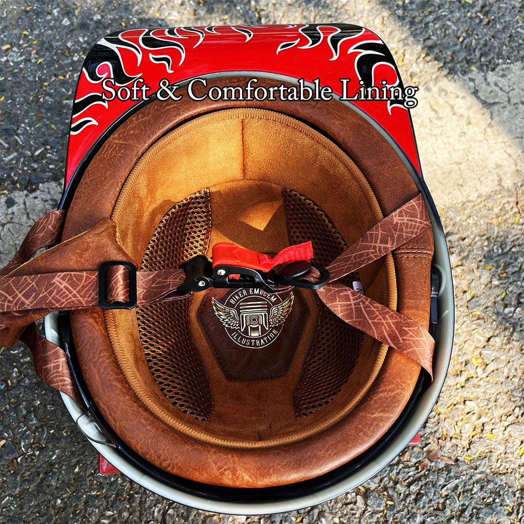 Capacete de Moto VeloCap com Estilo de Boné de Basebol DOT & ECE