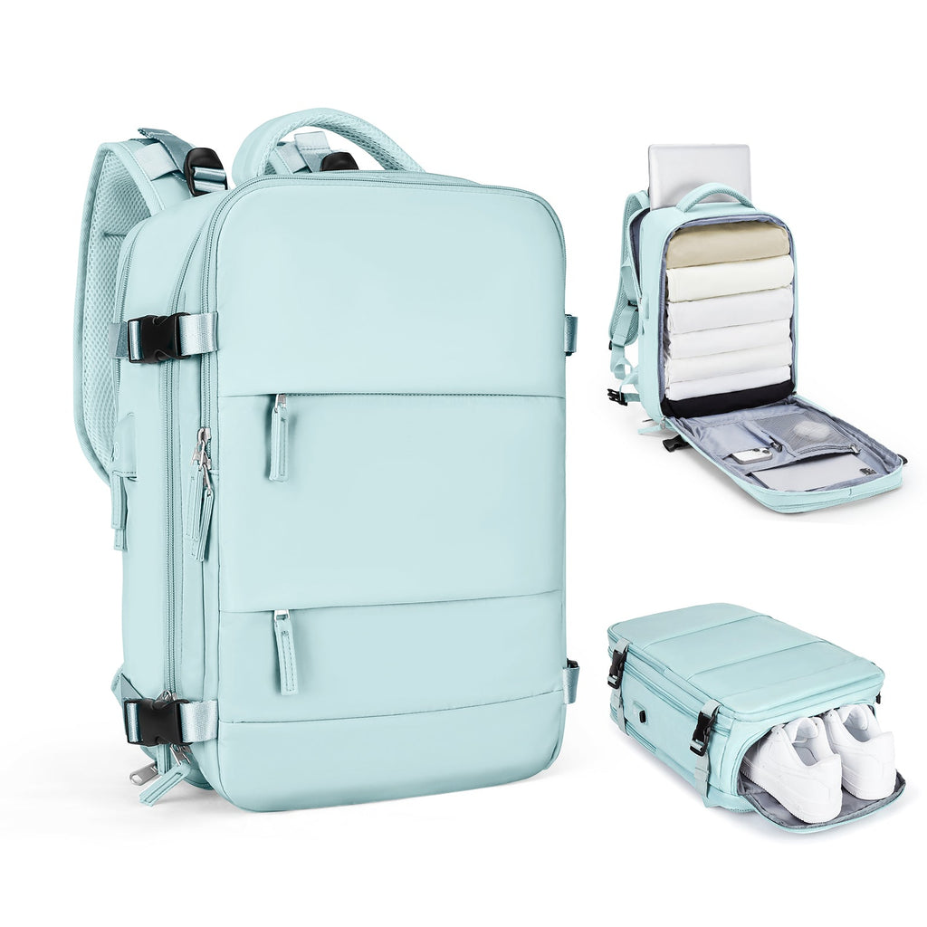 Voyanta smart expanderbar reseryggsäck för kvinnor och män