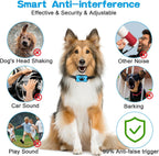 Zgarda QuietPaws Pro pentru câini, antrenament umanitar anti-lătrat