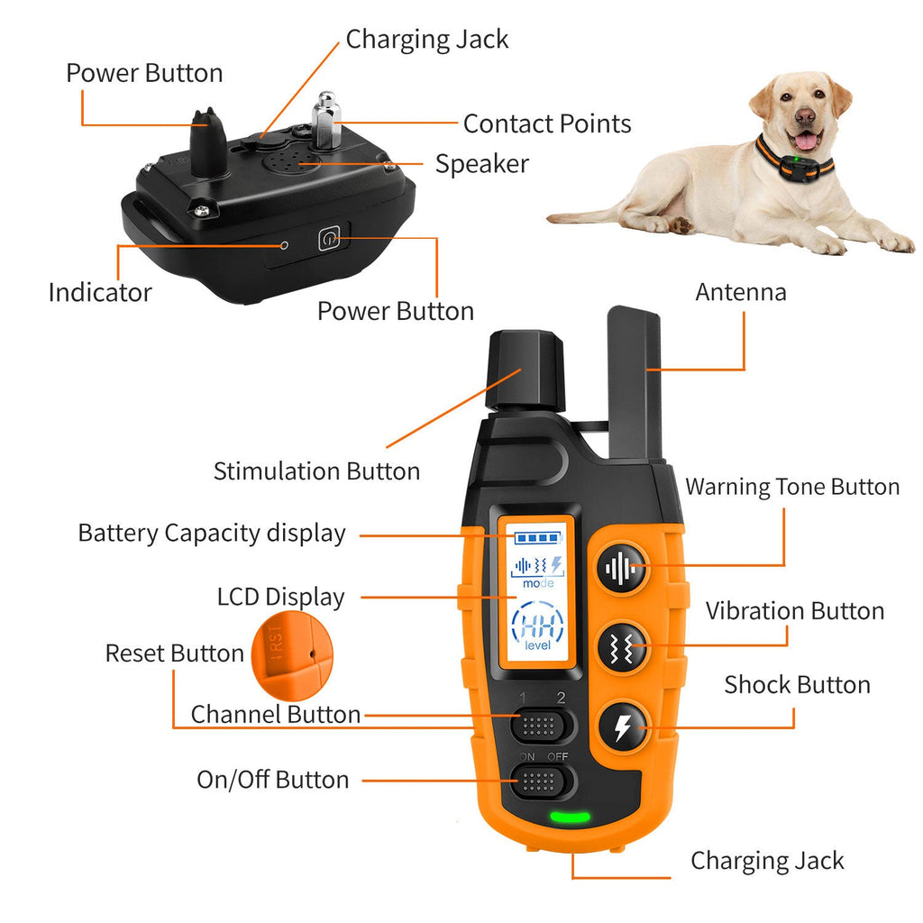 PulsePaw AquaPro Remote Dog Training Collar Waterproof