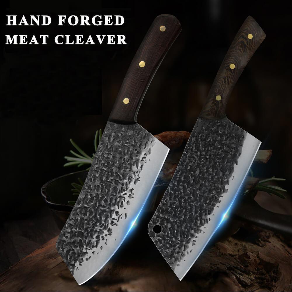 Ravara Hand-Forged Cleaver Knife 168-Hour Craftsmanship