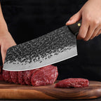 Ravara Hand-Forged Cleaver Knife 168-Hour Craftsmanship