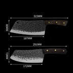 Ravara Hand-Forged Cleaver Knife 168-Hour Craftsmanship