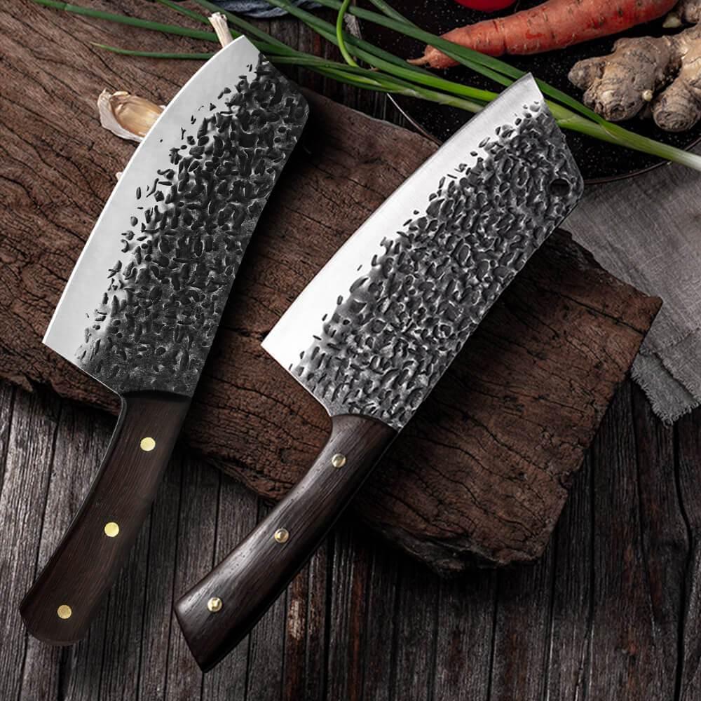 Ravara Hand-Forged Cleaver Knife 168-Hour Craftsmanship