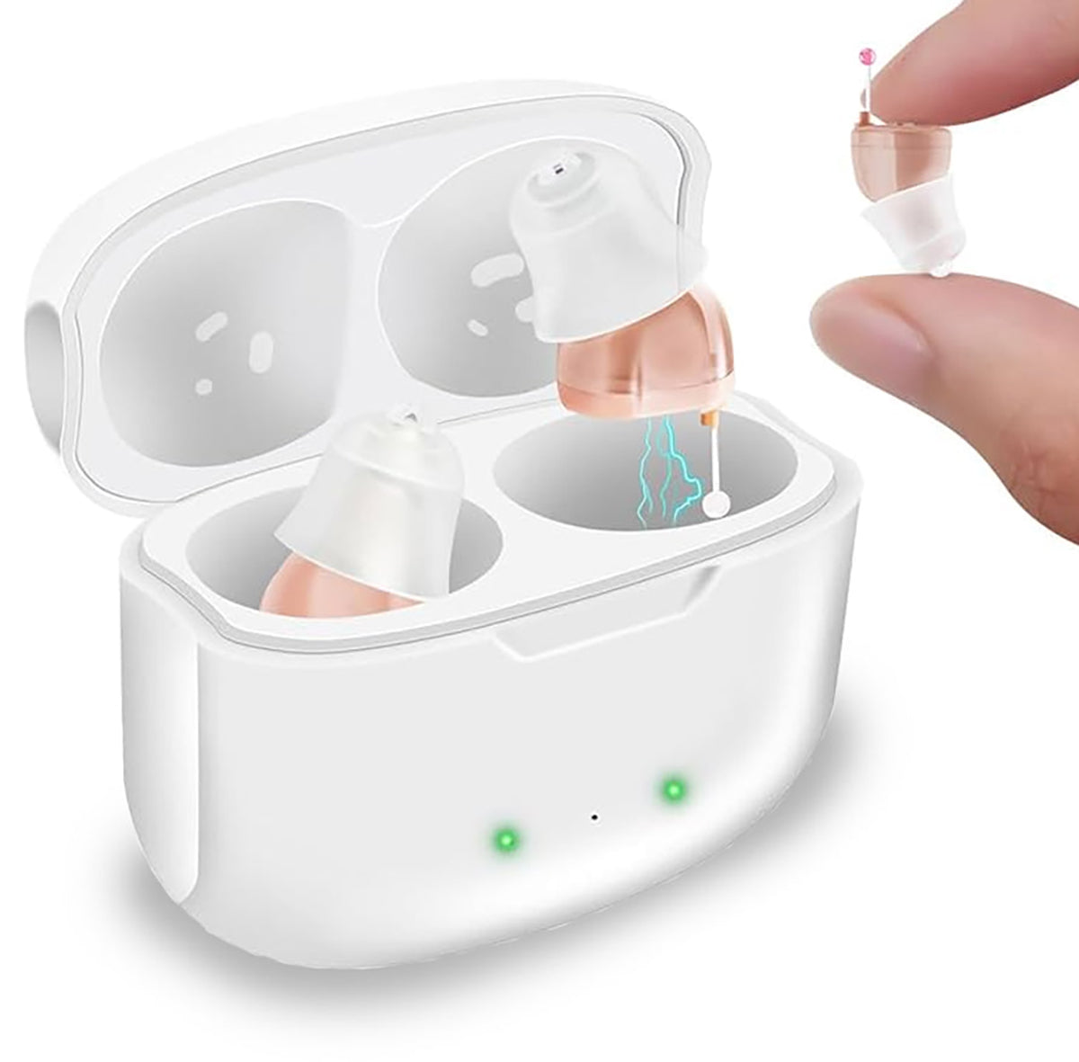 NovaSound 16-Channel Rechargeable Invisible Hearing Aids