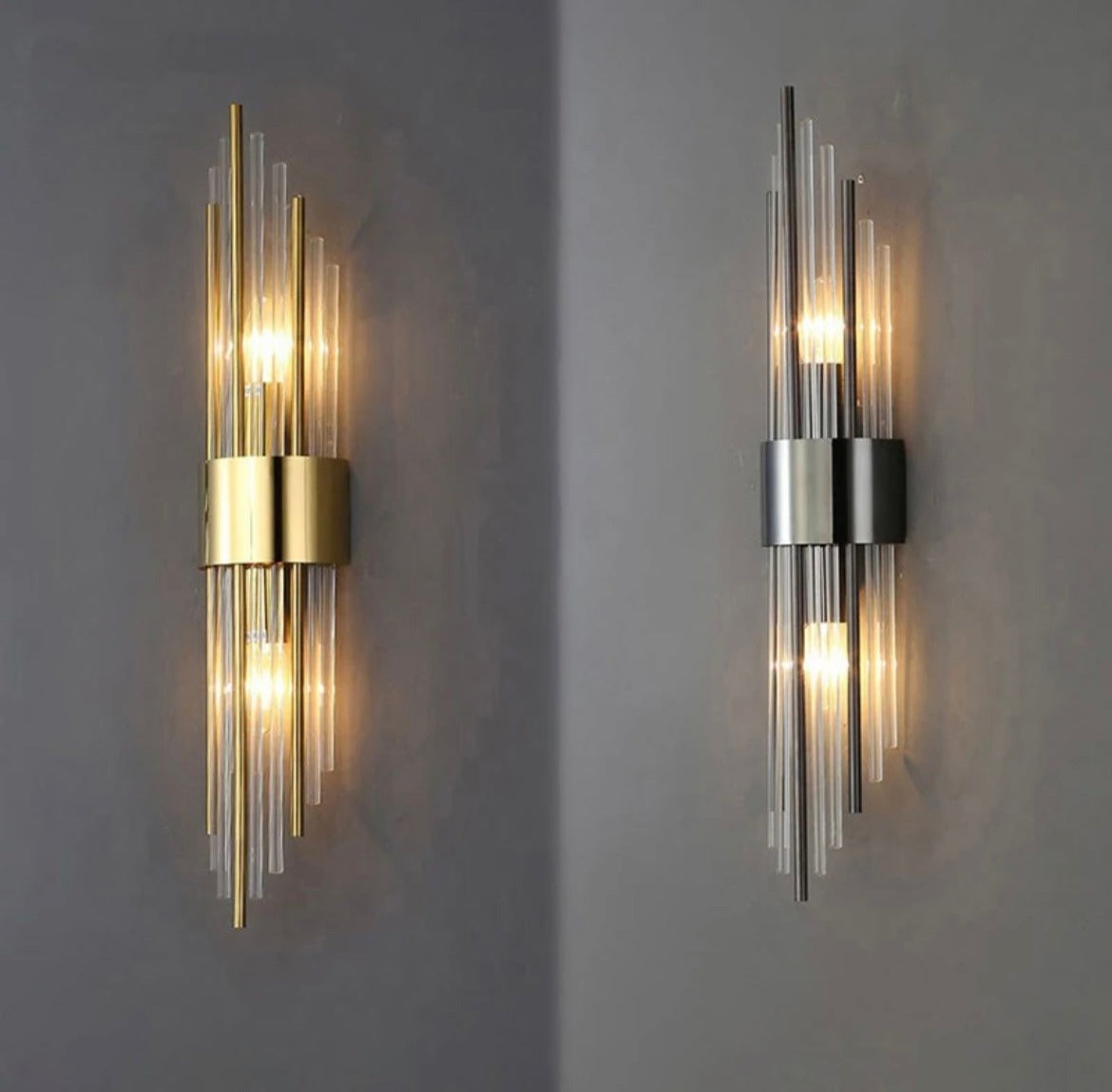 Aurelian Ray Modern Wall Lamp LED Crystal Fixture