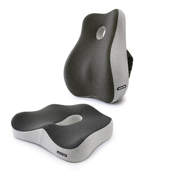 OrthoFlex Lumbar Memory Foam Chair Cushion for Car and Desk