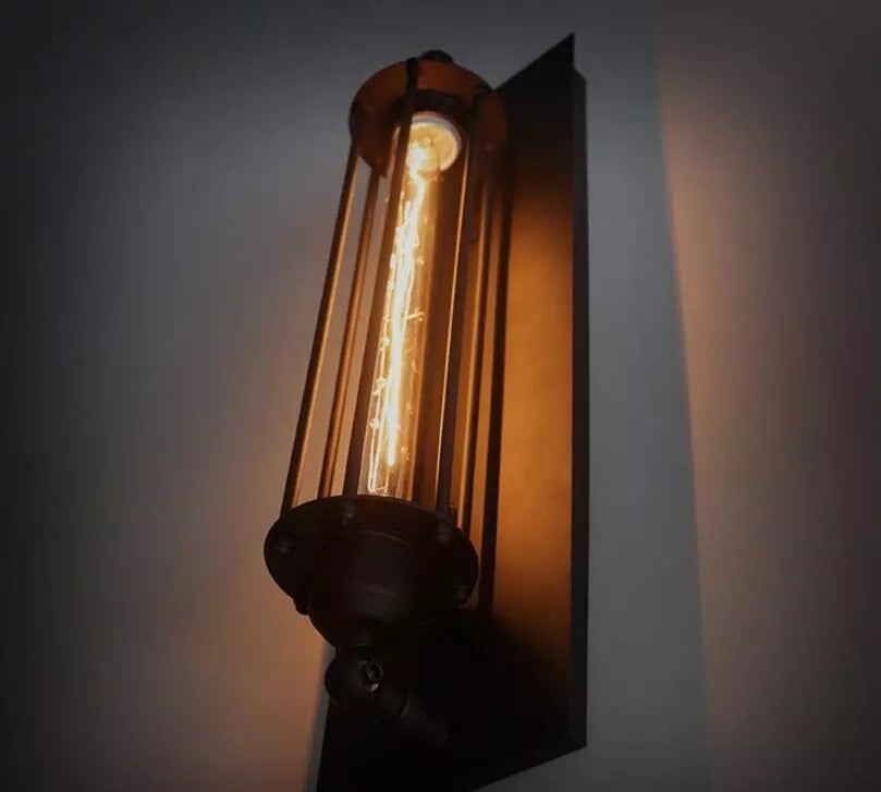 Rowen Vintage Industrial LED Wall Sconce