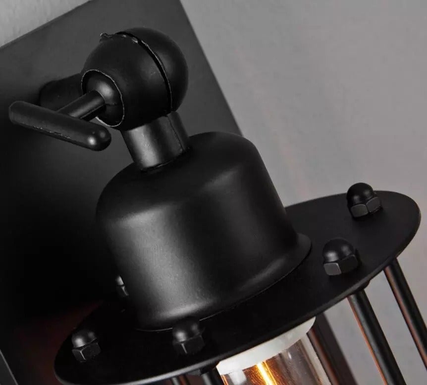 Rowen Vintage Industrial LED Wall Sconce