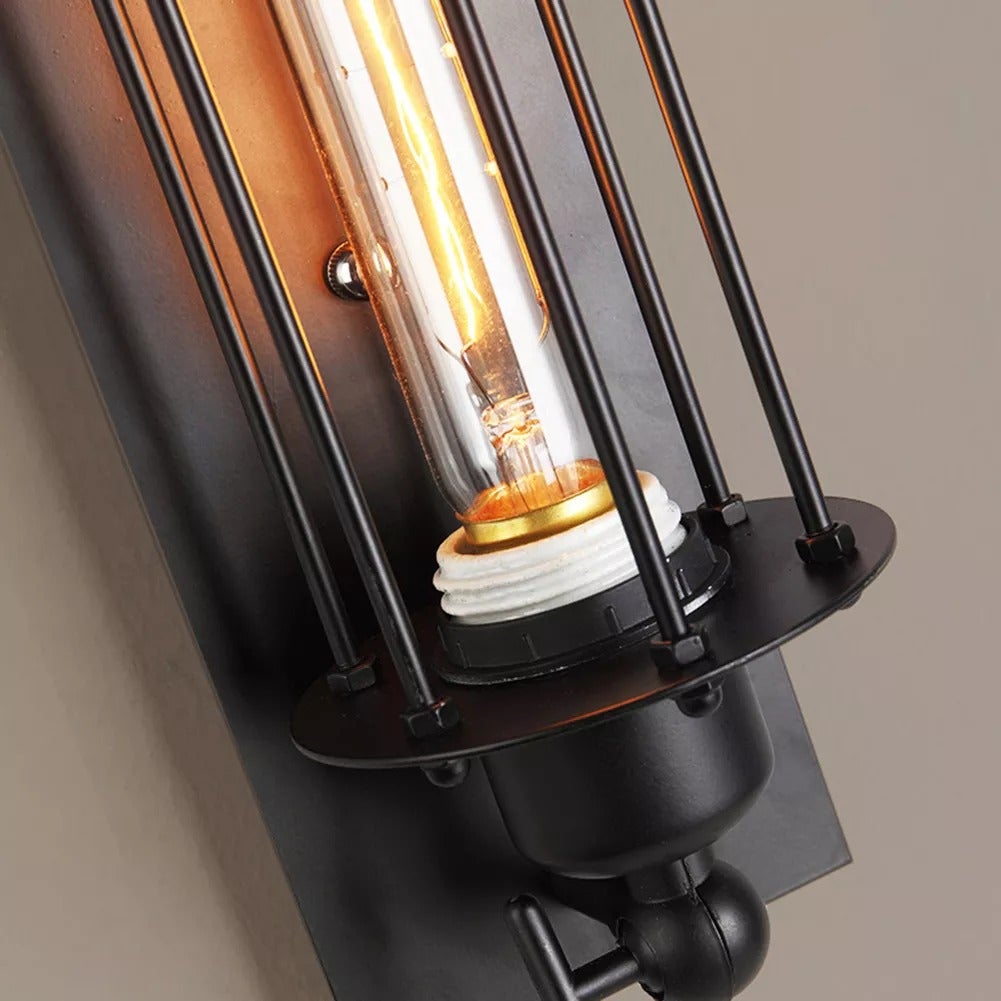 Rowen Vintage Industrial LED Wall Sconce